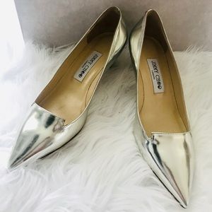 Jimmy Choo Allure Kitten Heels Pumps